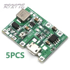5PCS 5V Boost Step Up Power Module Lithium LiPo Battery Charging Protection Board LED Display USB For DIY Charger 134N3P Program