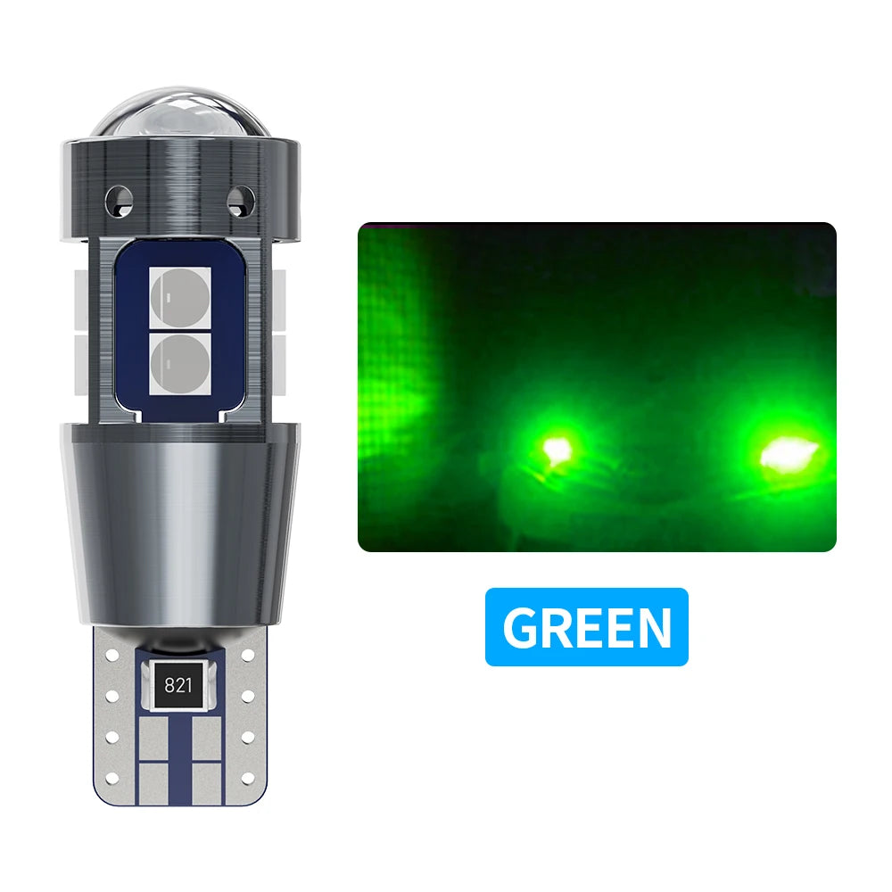 2PCS/10PCS T10 W5W 168 192 LED CANBUS No Error 3030 10SMD High Quality Car Tail Marker Parking Interior Auto Lamp 12V White Red