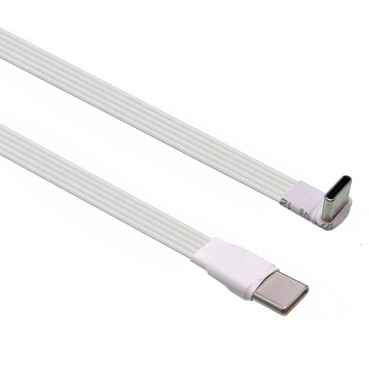 5CM 10CM 30CM USB 2.0 Type-C Flat Cable Extension FPC Cable USB 2.0 USB-C 90° Up/Down Angled Plug 5CM-1M