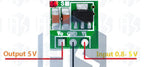 1~10PCS Efficiency 0.9-5V to 5V DC-DC Step-Up Power Module Voltage Boost Converter Board-Ideal for 1.5V-4.2V Inputs to 5V Output