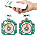 Universal Portable 5/10/15W Fast Charging Wireless Charger PCBA DIY Standard Accessories Transmitter Module Coil Circuit Board