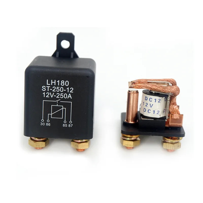 Heavy Duty 12V 24V Automotive Power Relay 100A  200A High Current Starter Relay for Car Truck Engine Motor Start Control