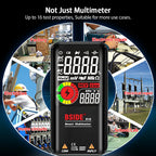 BSIDE Profesional Digital Multimeter Smart 9999 EMF Multitester DC AC Voltage Capacitor Ohm Diode Live Electric Tester USB charg