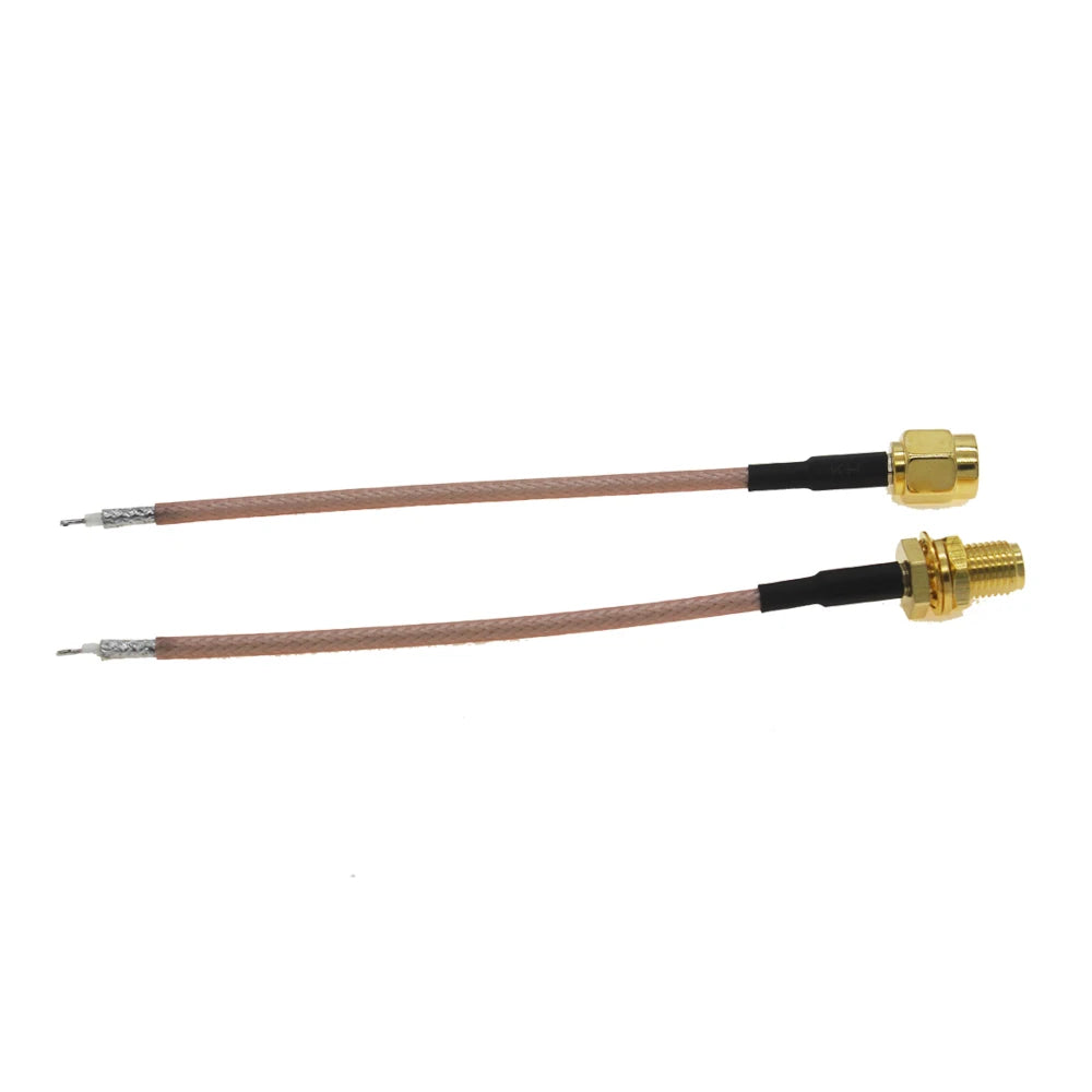 10PCS Single End SMA Female to PCB Soldering Pigtail RG316 Cable WIFI Wireless Router GPS GPRS Low Loss Jackplug Wire Connector