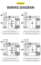 Multifunctional Phase Sequence Protection Relay Overvoltage Undervoltage Phase Failure 380V 200-500VAC
