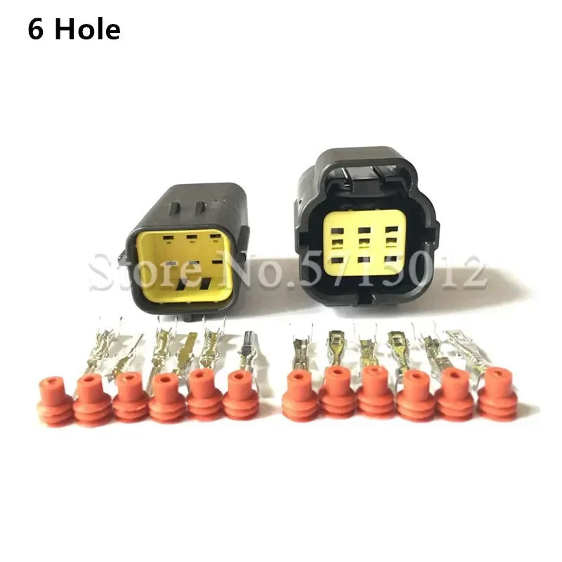 Denso 2/3/4/6/8/10/12 Hole Way Waterproof Wire Connector Plug Car Auto Sealed Electrical Set Car Truck Connector
