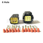 Denso 2/3/4/6/8/10/12 Hole Way Waterproof Wire Connector Plug Car Auto Sealed Electrical Set Car Truck Connector