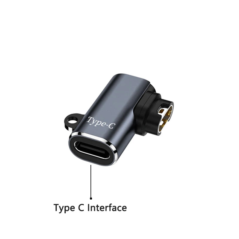 Type C/Micro/IOS USB To 4pin Charger Adapter Connector for Garmin Fenix 7/6/5/7X/6X/5X/ Venu 2 Plus Watch Charging Converter