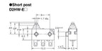 10pcs New and Original Omron Car Micro Switch D2HW-ER291D D2HW-ER291H D2HW-EL291H FL291D ER271H C271H ER261H EL261H BL251H