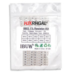 10/20/33/60/80 Values SMD Resistor Kit Assorted Kit 10ohm-1M ohm 5% 1%  Sample Kit 0402 0805 0603 1206 2512 1210