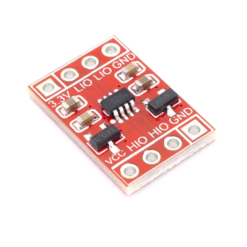Bi-Directional Logic Level Shifter Module 5V 3.3V 2 Channel, for I2C UART TTL Serial, Reverse Polarity Protection
