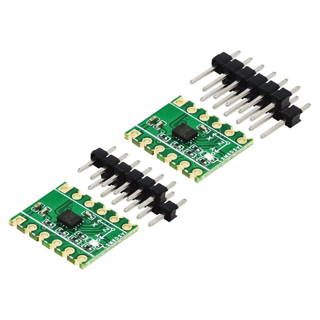 1-10PCS Six-Axis Sensor LSM6DSV Module SPI/I2C Compatible for Smol/SlimeVR - Accelerometer & Gyroscope Data Logging