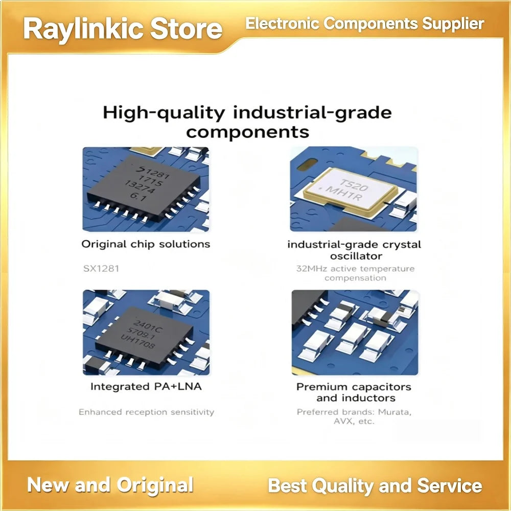 SX1281 E28-2G4M27S E28-2G4M27SX LoRa Spread Spectrum Module EBYTE E28 Series SPI Wireless RF Module 2.4G 20dBm SMD Module 6km