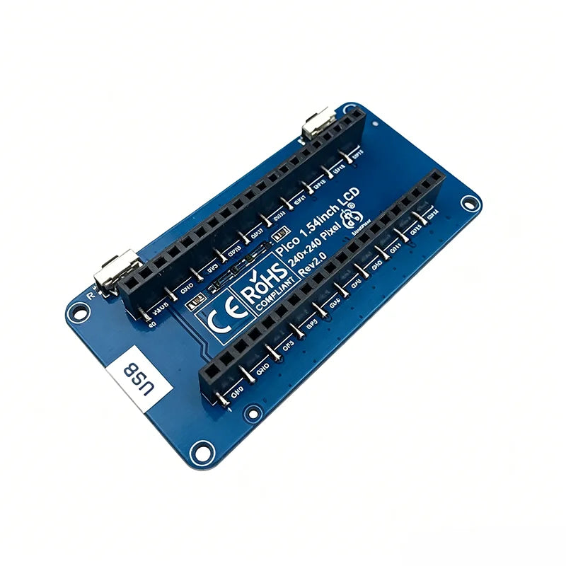 Raspberry Pi Pico 1.54 Inch LCD Game Module 240×240 IPS ST7789 Display DIY Game Console Expansion Board For Pico/Pico 2/Pico 2 W