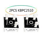 2PCS KBPC2510 Silicon Bridge Rectifier Diode 25A 1000V KBPC Single Phase, Full Wave 25 Amp 1000 Volt