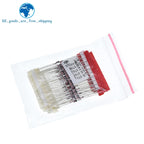 140pcs 1/2W Zener Diode Assorted Kit DO-35 0.5W 3.3V-30V 14Values Each 10pcs DIY Sample Set