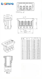10PCS MX1.25 mm Single/DoubleHead Wire Cable Connector 2/3/4/5/6/7/8/9/10/12Pitch Plug 10/20/30CM Length 28AWG WireConnector