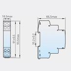 CHINT NTE8 Series Time Delay Relay Control Off Power On Delay NTE8-A NTE8-B 10S 120S 480S AC220V DC24V Din Rail Digital Timer