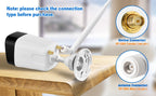 2.4G 5.8G WiFi Antenna 6dBi 2.4GHz 5GHz White Rubber Antennae RP SMA Male for Security Camera Surveillance Recorder WiFi Router