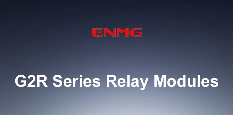 ENMG PNP/NPN Intermediate Relay Module G2R-1-E Control Module DC 24VDC One Open One Closed 16A 8/16 Way Screw Type Spring Inline