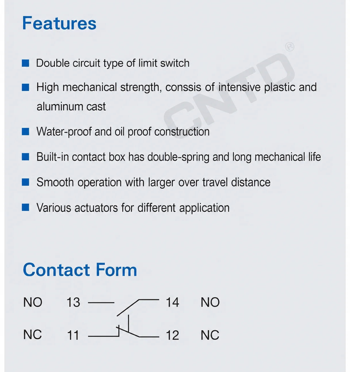 CNTD Limit Switch Micro Switch CSA-001 CSA-003 CSA-012 CSA-031 CSA-021 CSA-061 CSA-071 Waterproof Motion Sensor CSA-081 CSA-041