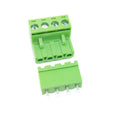 5/10Pairs 2EDG 5.08mm Pitch Screw Terminal Blocks 2/3/4/5/6/7/8/9/10/12 Pin Male Plug Female Socket PCB Connector 5.08 mm