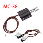 MC-38 Magnetic Switch Door Window Sensor Detector Micro Alarm Reed Switch Closed or Normally for Home Security Alarm System