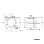 1pc Viborg High End GM16G Pure Copper Made Gold plated Micro Male Connector 2pin GX16 aviation GX16 Male socket Chassis