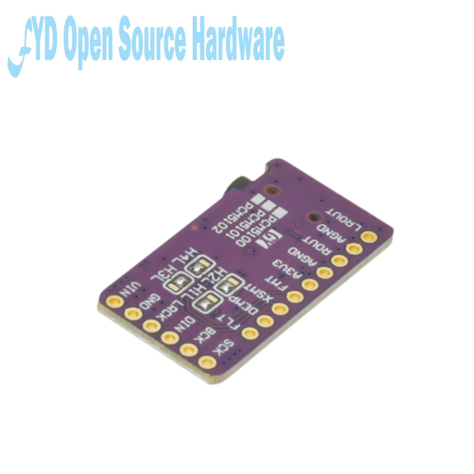 1-10PCS I2S PCM5102 DAC Decoder GY-PCM5102 I2S Player Module For Raspberry Pi PHAT Format Board Digital PCM5102A Audio Board