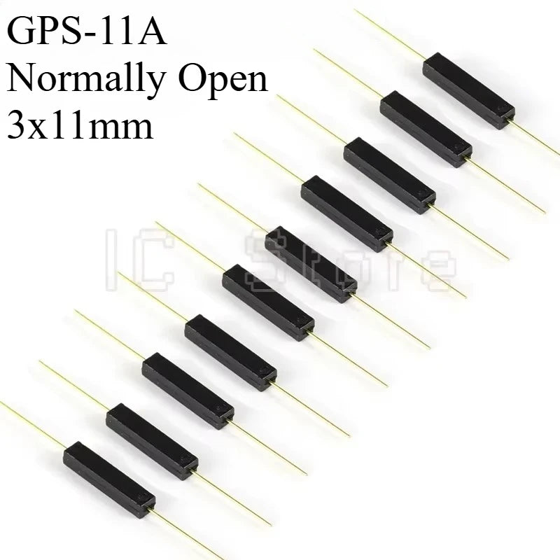 100PCS Magnetic Reed Switch Sensor GPS-11 GPS-14A GPS-14B MKA07101 MKA10110 MKA17101 Normally Open Normally Closed NO NC