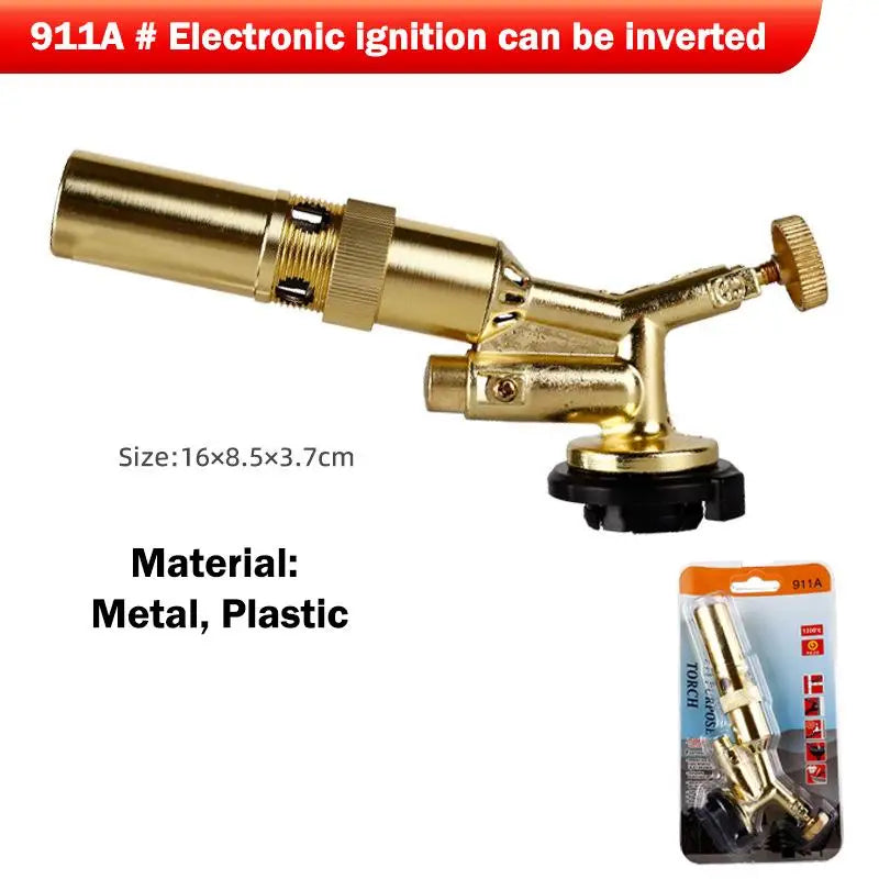 Professional Metal Welding Gas Torch Flame Butane Portable Outdoor BBQ Spray Nozzle Flamethrower Welding Equipment Kitchen
