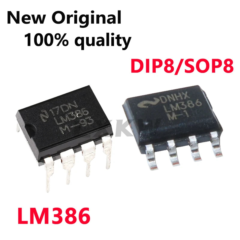 10/PCS New LM386 LM386N LM386M LM386M-1 LM386MX-1 DIP8 SOP8 Operational amplifier audio amplifier chip In Stock