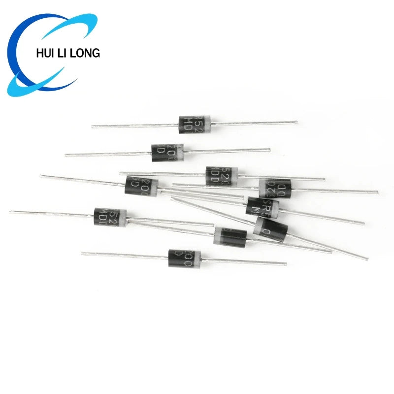 10PCS SR540 SR560 SR5100 SR5200 DO-201AD Schottky Rectifier Diode Rectifier Silicon Bridge Rectifier 40V 60V 100V 200V 5A