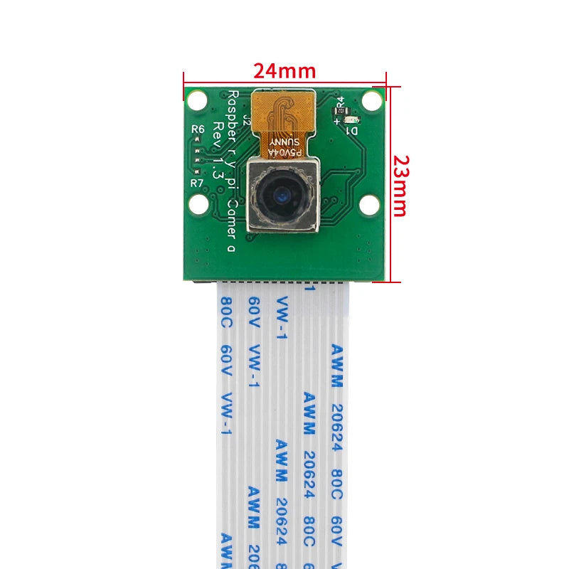 Raspberry Pi 5MP Camera OV5647 Webcam 65° 120°  Auto Fixed Focus Camera Module with 15cm FFC for Raspberry Pi 4B 3B+ 3B