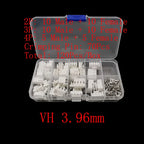 1Box JST 1.25 PH 2.0mm /SYP/SM/XH 2.54mm / VH 3.96mm Pitch Male Female Terminals Kit Plug Plastic Housing Header Crimp Connector