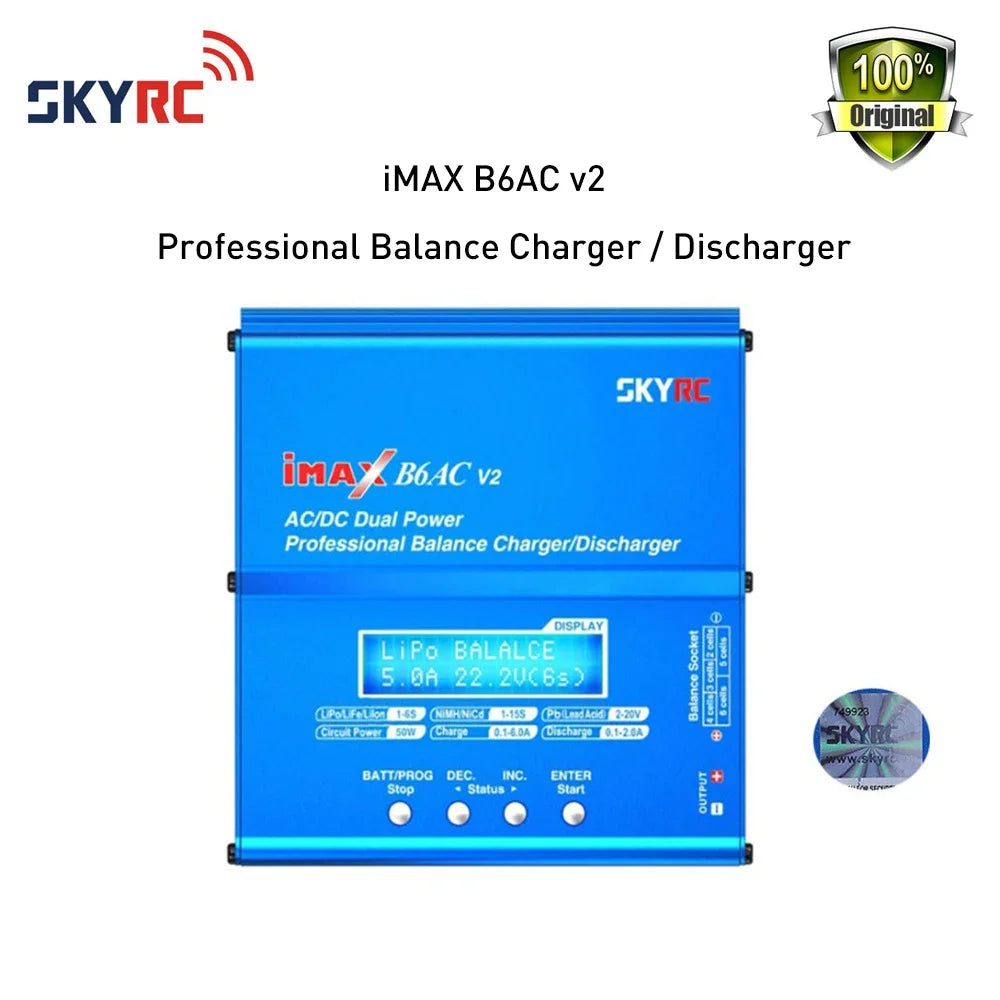 Skyrc IMAX B6AC V2 Balance Charger/Discharger Battery RC Racing Drone Original B6 AC
