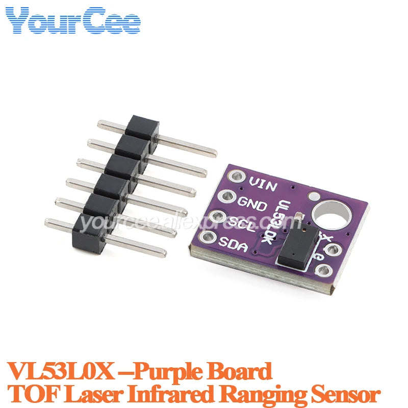 5pcs/1pc Laser Ranging Sensor Module VL6180X VL53L0X VL53L8CX VL53L7CX VL53L3CX TOF250 TWTOF240UI TOF050F TOF400 Distance Sensor