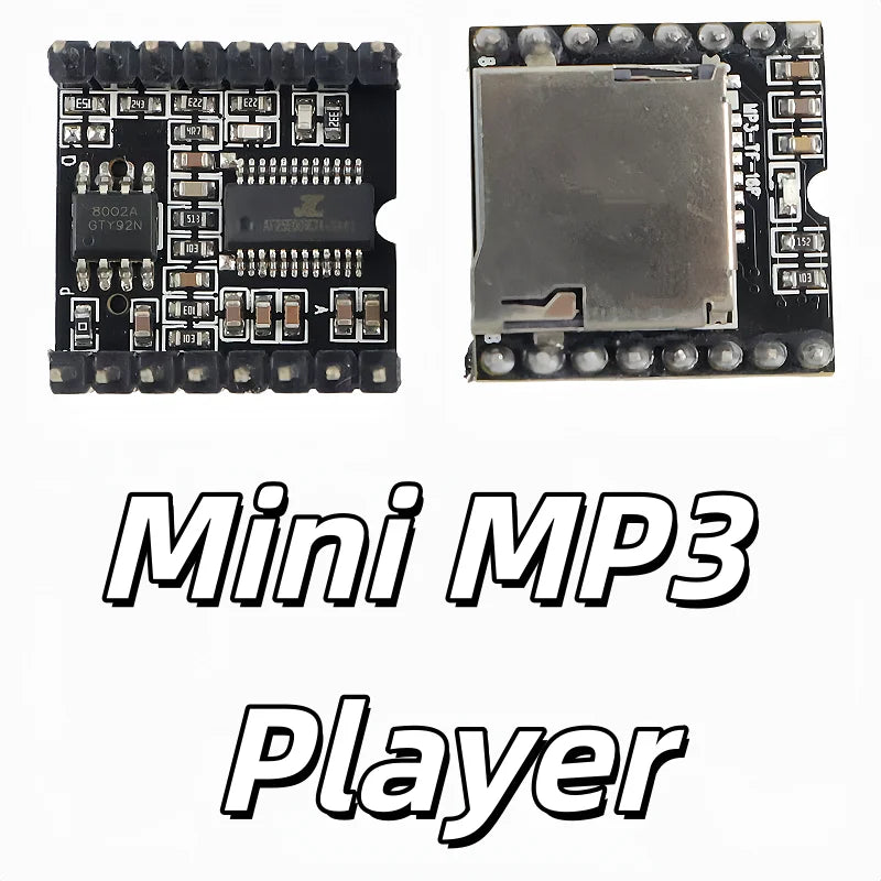 1-10PCS Mini MP3 Player Module V3.0 16P TF Card U Disk Mini MP3 DF Player Audio Voice Module Board For Arduino