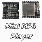 1-10PCS Mini MP3 Player Module V3.0 16P TF Card U Disk Mini MP3 DF Player Audio Voice Module Board For Arduino