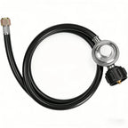 3 Ft Universal QCC1 Low Pressure Propane Regulator Grill Replacement with 8 FT Hose for Most LP Gas Grill, Heater and Fire Pit T