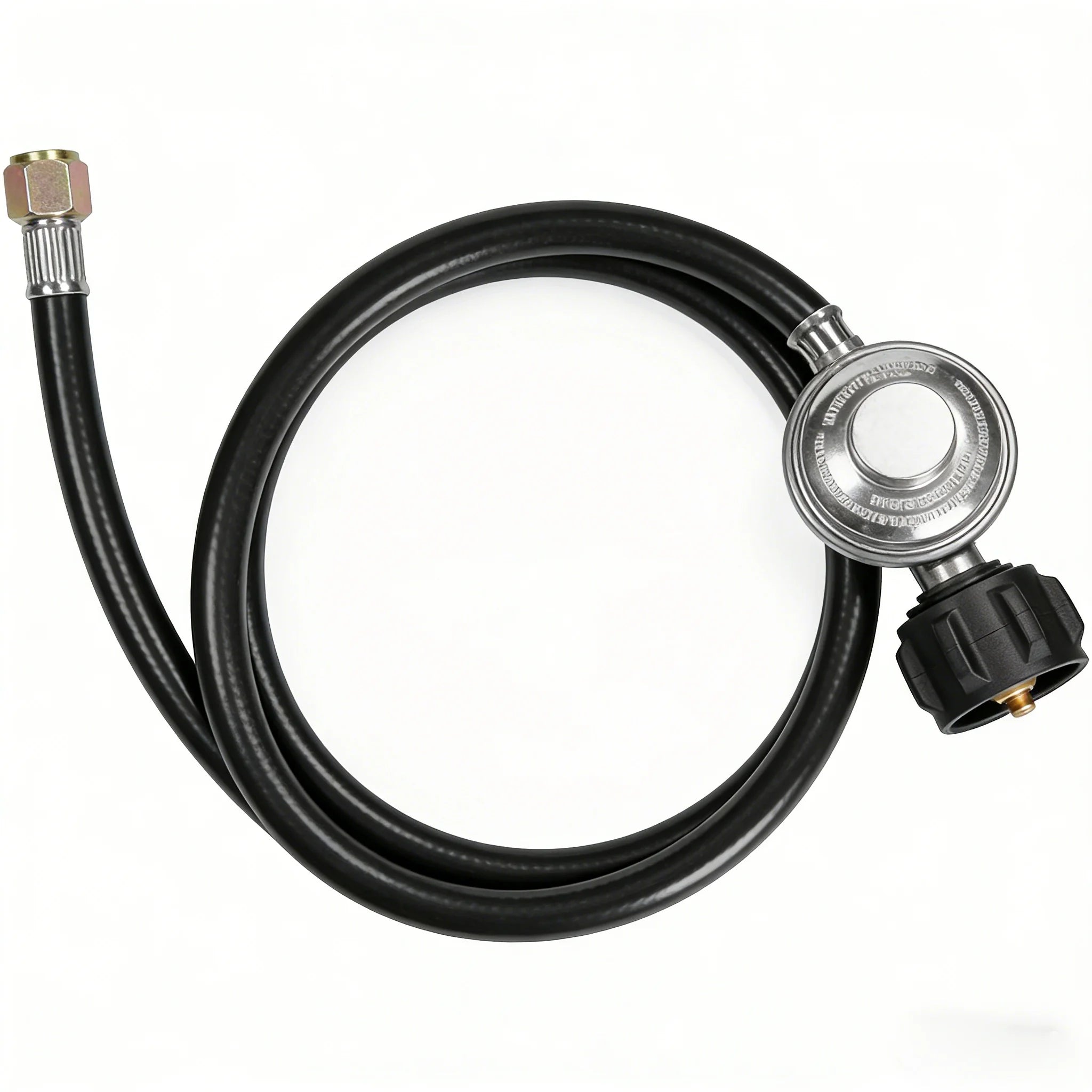 3 Ft Universal QCC1 Low Pressure Propane Regulator Grill Replacement with 8 FT Hose for Most LP Gas Grill, Heater and Fire Pit T
