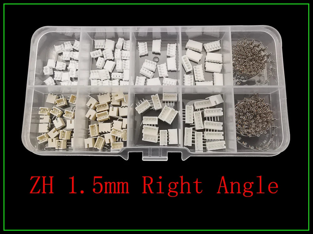 1Box JST ZH 1.5mm 2P 3P 4P 5 Pin Male Plug Female Socket Housing SMD DIP Terminal Kit Pin Header Crimp Wire Connector JST ZH1.5