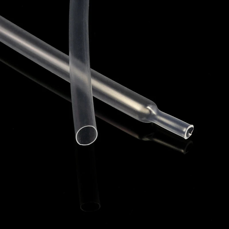 1~50m 2:1 Heat Shrink Heatshrink Tube Clear Diameter 0.6mm ~ 150mm Wire Repair DIY Cable Protecctor Sleeving Wrap Tubing