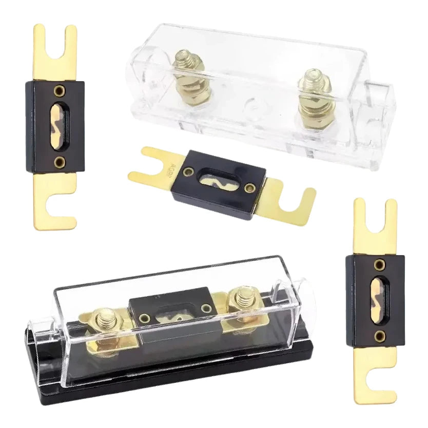 1set ANL Automotive Fuse Holders Fusible Link with Fuse 30 40 50 70 100 150 250 300 350 400 450 500A  AMP