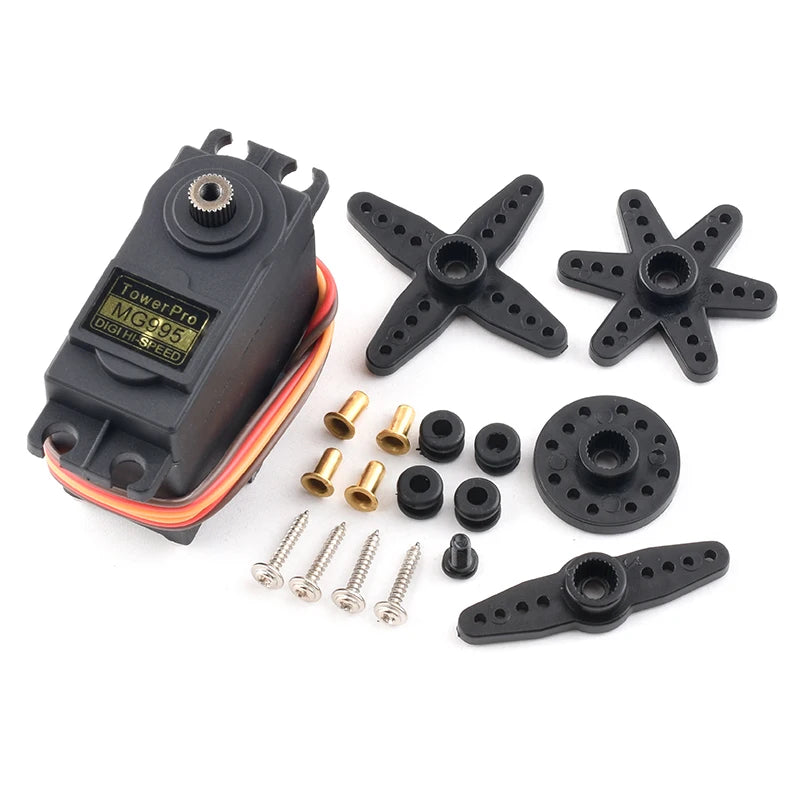 SG90 MG90S MG945 MG995 MG996 Servo Motor Suitable for Arduino UNO DIY Robot Arm Helicopter Ship Model Metal/Plastic Gears