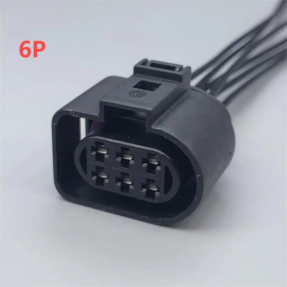 2/3/4/5/6/8/10 Pin 3.5mm Auto Ignition Coil Waterproof Connector Horn Sensor Plug With Cable 1J0973722 For VW