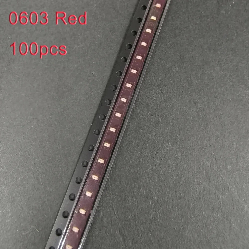 100pcs SMD LED 0603& 0805 5-color White Yellow Red Blue Green Digital Products LED Display Screens Electronic Diy Accessories