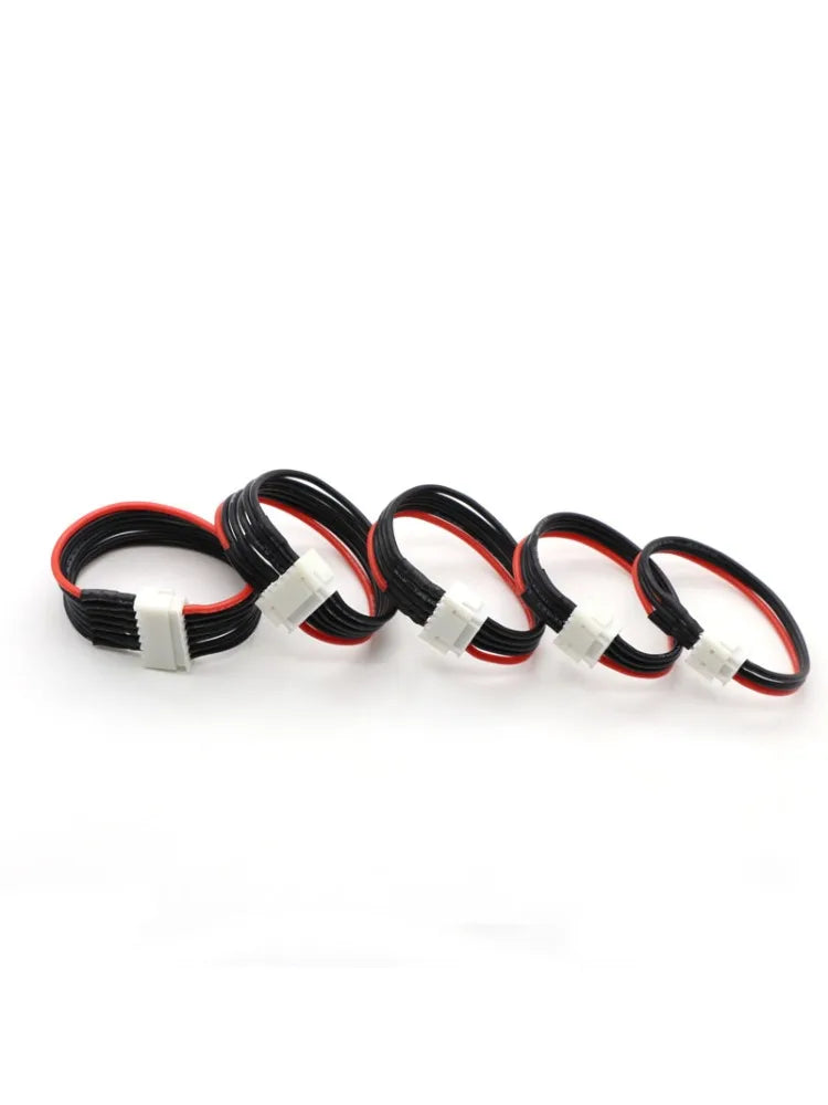 10pcs XH 2S 3S 4S 5S 6S Silicon 22AWG Solder-free 10-30CM LiPo Battery Balance Charger Extension Cable Balance Charging Wire