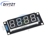 TM1637 LED Display Module for Arduino 4 Digit Tube 7 Segment 0.56 inch Time Clock Indicator Module Red Blue Green Yellow White
