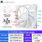 Thermalright TL-C12C 3 in 1 120mm Cooling Fan 5V ARGB gamer Adjust Speed Cooler argb Adjustable computer Case Fan ventilador